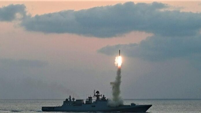 video:-indian-navy-warships-fire-missiles,-display-‘combat-ready’-strike-power