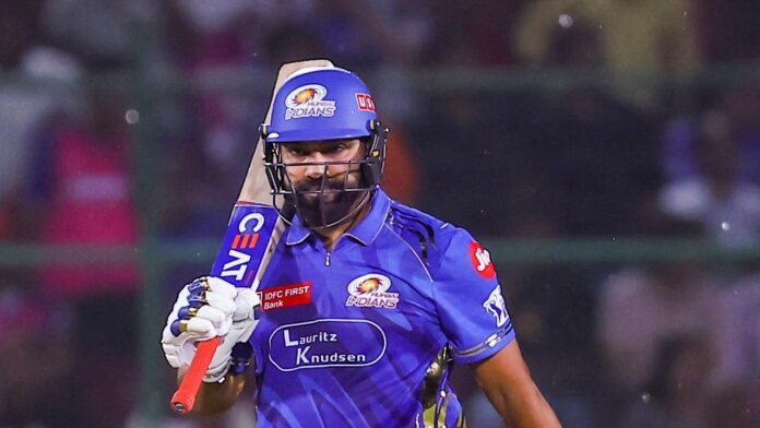 ipl:-rohit-sharma-completes-6,000-runs-for-mi,-joins-virat-kohli-in-unique-list