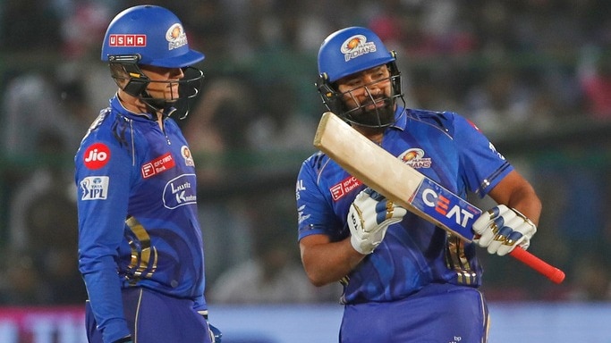 rr-vs-mi:-rohit-heaves-sigh-of-relief-as-last-second-drs-call-helps-him-survive