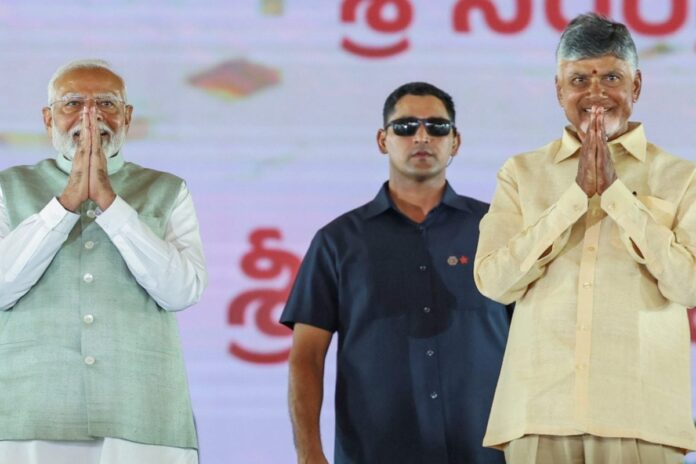 andhra-gears-up:-2.74-lakh-people-poised-to-welcome-pm-modi-for-amaravati-relaunch