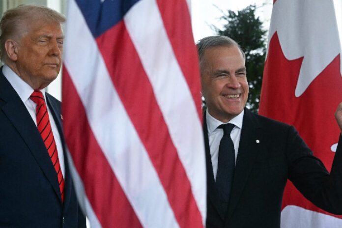 donald-trump-blasts-canada-on-truth-social,-then-welcomes-pm-mark-carney-at-white-house