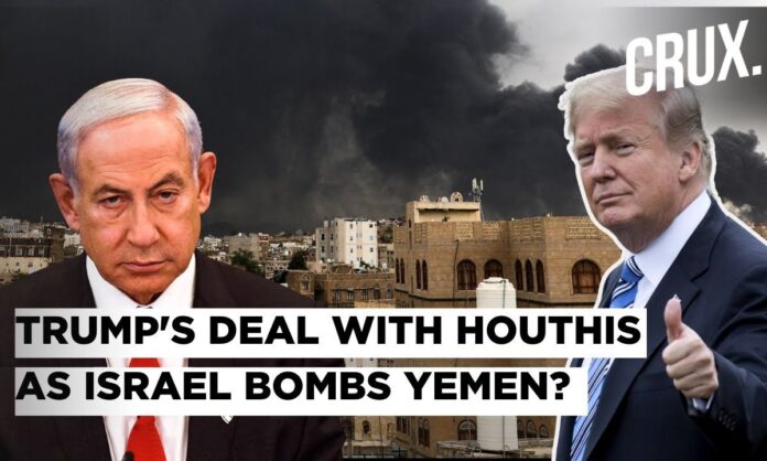 “us-won’t-bomb-yemen”-trump’s-truce-with-houthis-as-israel-cripples-sanaa-airport-in-new-strikes