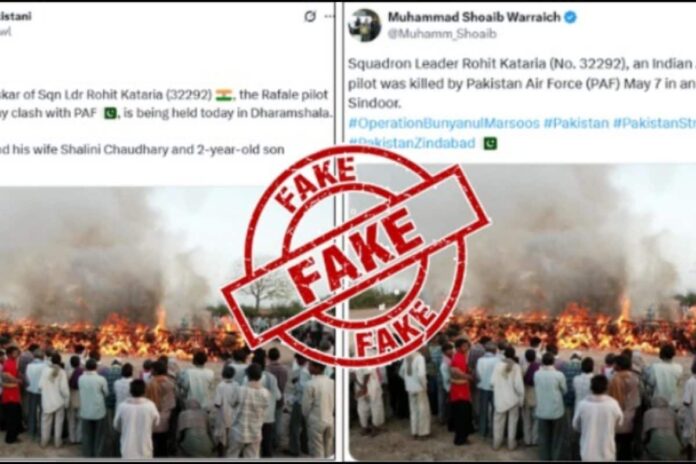 pib-debunks-fake-image-claiming-to-be-last-rites-of-rafale-pilot-killed-during-operation-sindoor