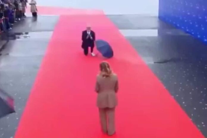 albanian-pm-kneels-with-a-‘namaste’-to-greet-italian-pm-giorgia-meloni-at-eu-summit-|-watch