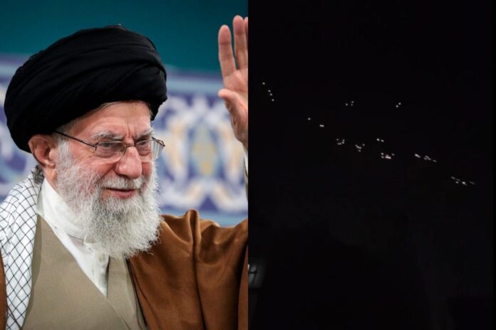 video-shows-intense-air-defence-fight-near-iran’s-leader-ali-khamenei’s-residence-|-watch