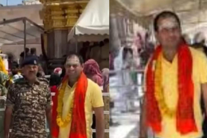 tej-pratap-yadav-seen-in-video-inside-kashi-vishwanath-temple’s-‘red-zone’,-probe-ordered