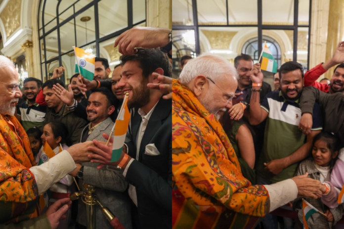 ‘distance-is-no-barrier-when…’:-pm-modi-arrives-in-argentina,-meets-indian-diaspora