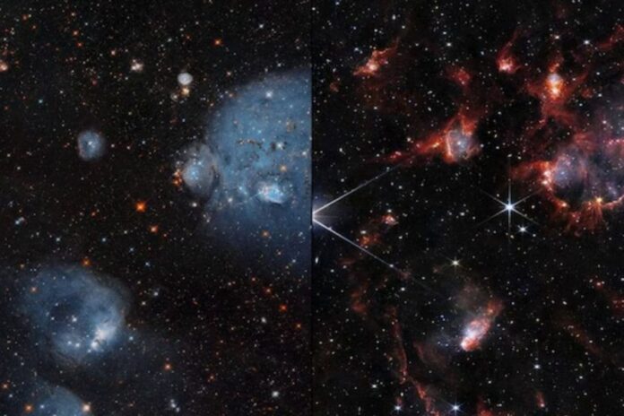 hubble-vs-james-webb:-nasa-shares-two-views-of-same-star-cluster.-which-one-wows-you-more?