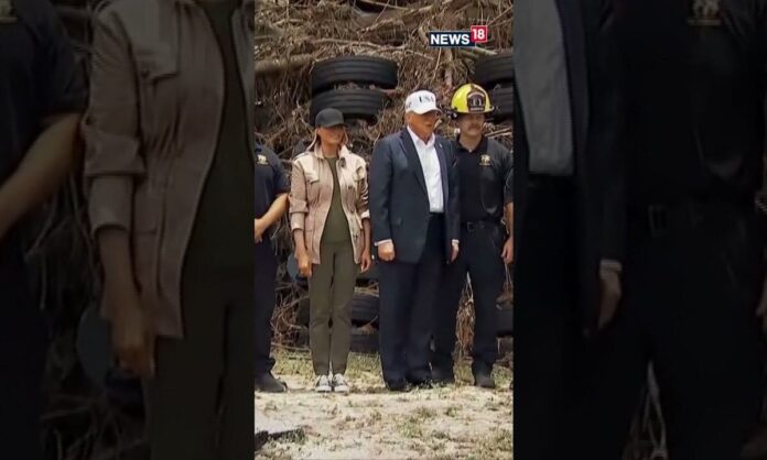 president-donald-trump-expresses-sorrow-after-meeting-flood-hit-families-in-texas-|-n18g