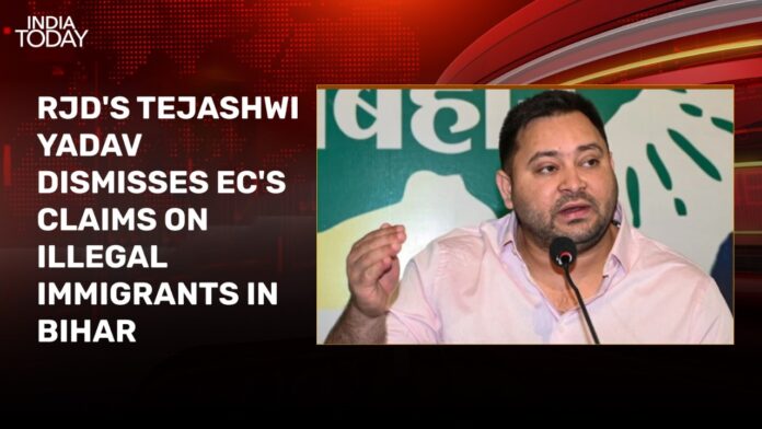 tejashwi-yadav-dismisses-poll-panel’s-claims-on-illegal-immigrants-in-bihar