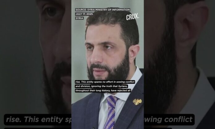 sharaa-accuses-israel-of-“sowing-conflict,-division”-in-syria,-vows-to-protect-druze