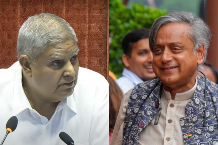 ‘very-sad’:-tharoor-reacts-to-jagdeep-dhankhar’s-exit-as-vp,-expresses-concern-over-his-health