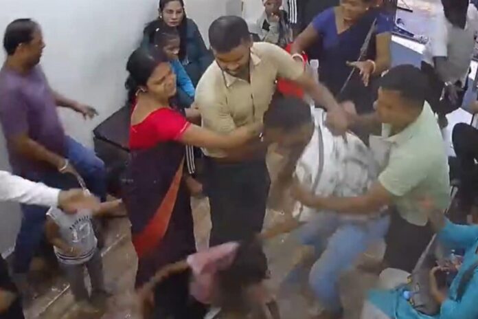 receptionist-held-by-hair,-slammed-against-floor-for-telling-patient-to-wait-|-video