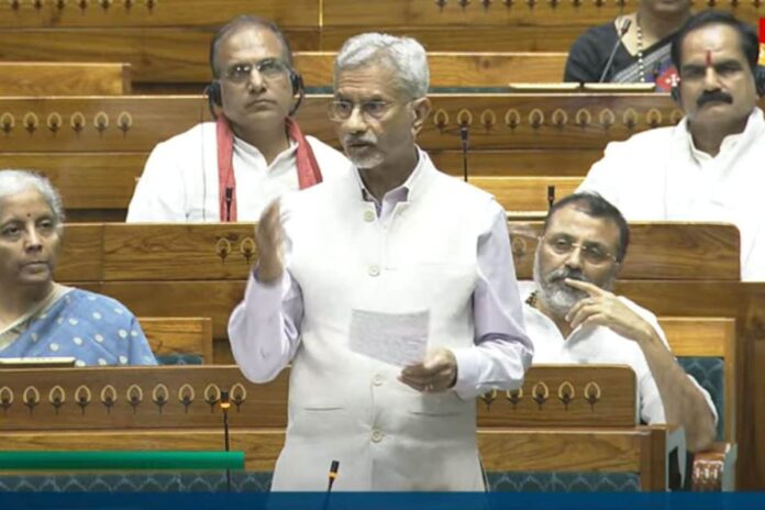 indian-diplomacy-led-to-us-ban-on-trf:-jaishankar-in-lok-sabha