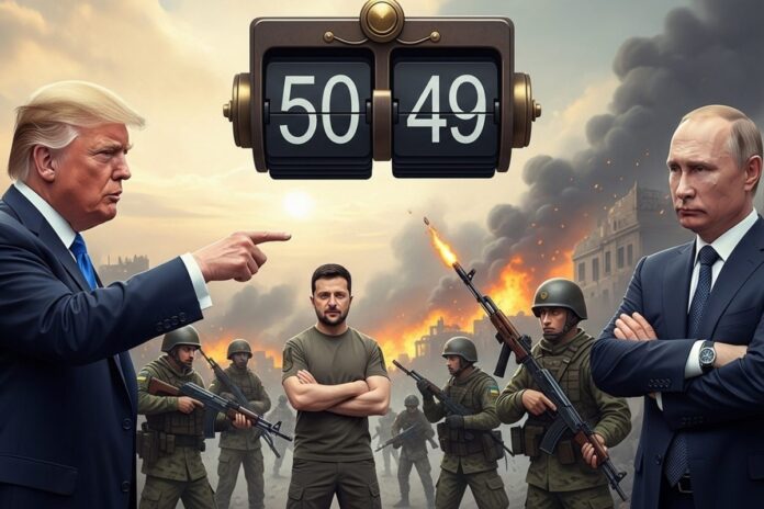 ‘disappointed’-with-putin,-donald-trump-threatens-to-reduce-50-day-ukraine-truce-deadline