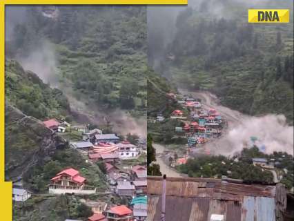 uttarkashi-cloudburst-triggers-flash-flood-in-dharali-village,-4-killed