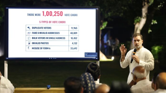 1,00,250-vote-chori:-rahul-gandhi’s-presentation-at-india-bloc-dinner-meet
