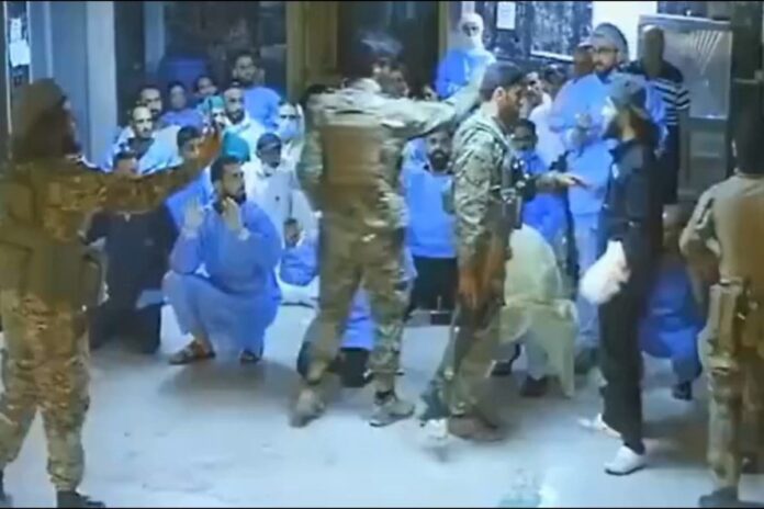 gunmen-force-syrian-hospital-staff-to-kneel,-shoot-man-point-blank-in-shocking-new-video