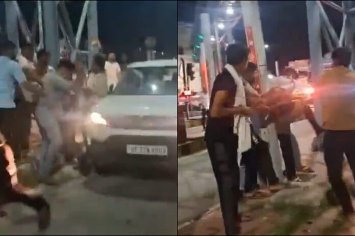 army-jawan-pinned-to-pole,-beaten-by-meerut-toll-plaza-workers;-6-held-as-chaos-erupts-|-video