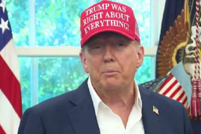 trump-repeats-he-stopped-india-pakistan-conflict,-wears-‘right-about-everything’-cap