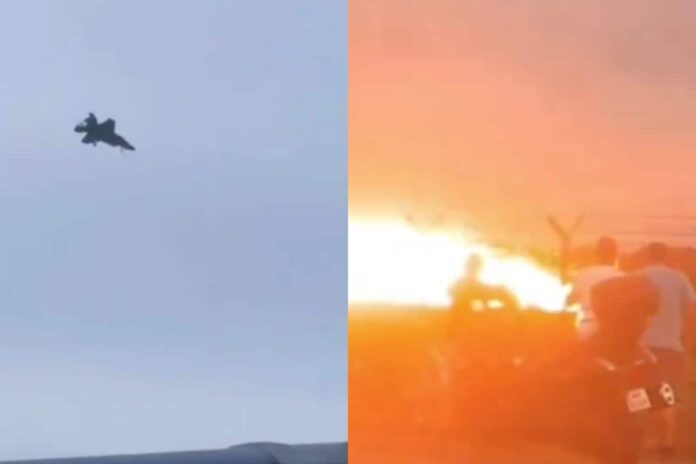 on-cam:-f-16-fighter-jet-crashes-in-poland-during-air-show-rehearsal,-pilot-killed