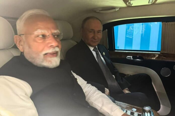 ‘insightful-conversation’:-pm-modi-travels-with-putin-in-same-car-for-bilateral-talks-after-sco