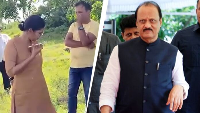how-dare-you?-video-of-ajit-pawar-rebuking-woman-ips-officer-goes-viral