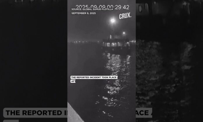 another-drone-attack-sets-greta’s-gaza-aid-boat-ablaze?-sumud-flotilla-reports-strike-off-tunisia