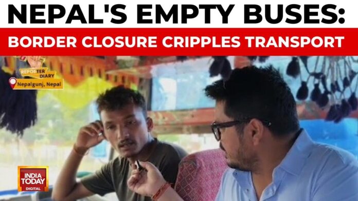 ground-report:-nepal-bus-operators-struggle-as-border-closure-leaves-buses-empty