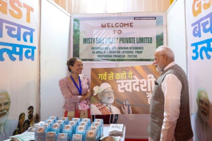 ‘garv-se-kaho-swadeshi-hai’:-pm-modi-interacts-with-traders-in-arunachal,-discusses-gst-reforms