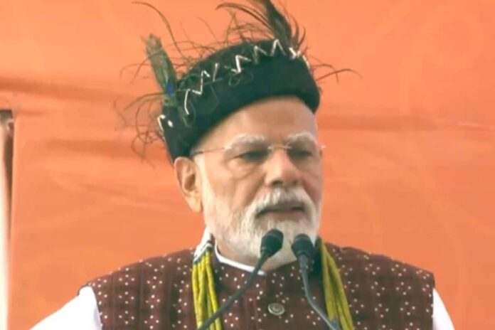‘congress-mindset-caused-harm-to-arunachal’:-pm-modi-attacks-oppn-in-itanagar